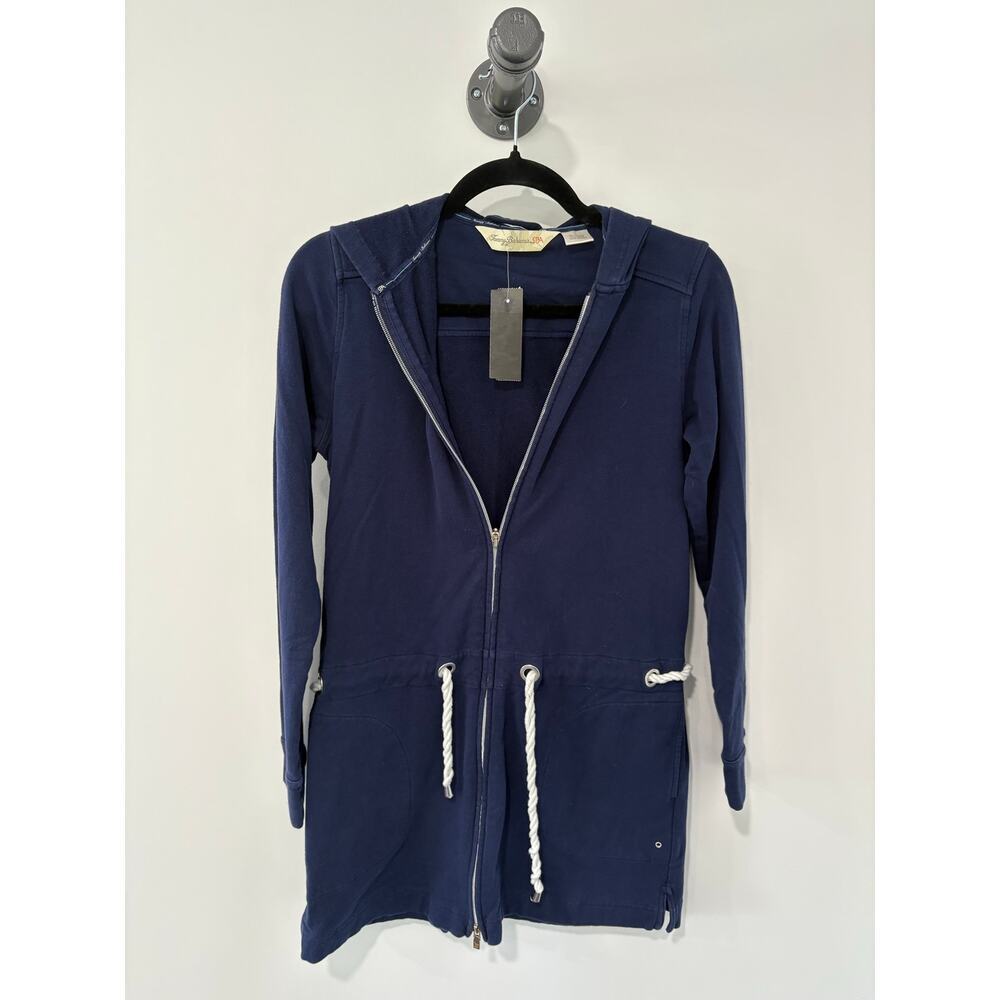Tommy Bahama Nautical Full Zip Hooded Sweatshirt Jacket Size XS